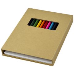 Set pliable de coloriage bloc et crayons de couleur