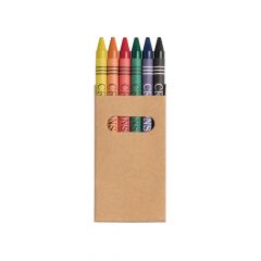 Set de 6 crayons de gras publicitaire