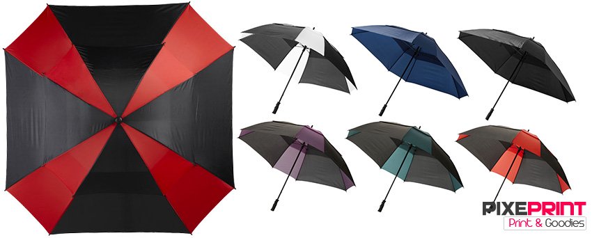 Parapluie publicitaire haut de gamme carré - Parapluie personnalisé