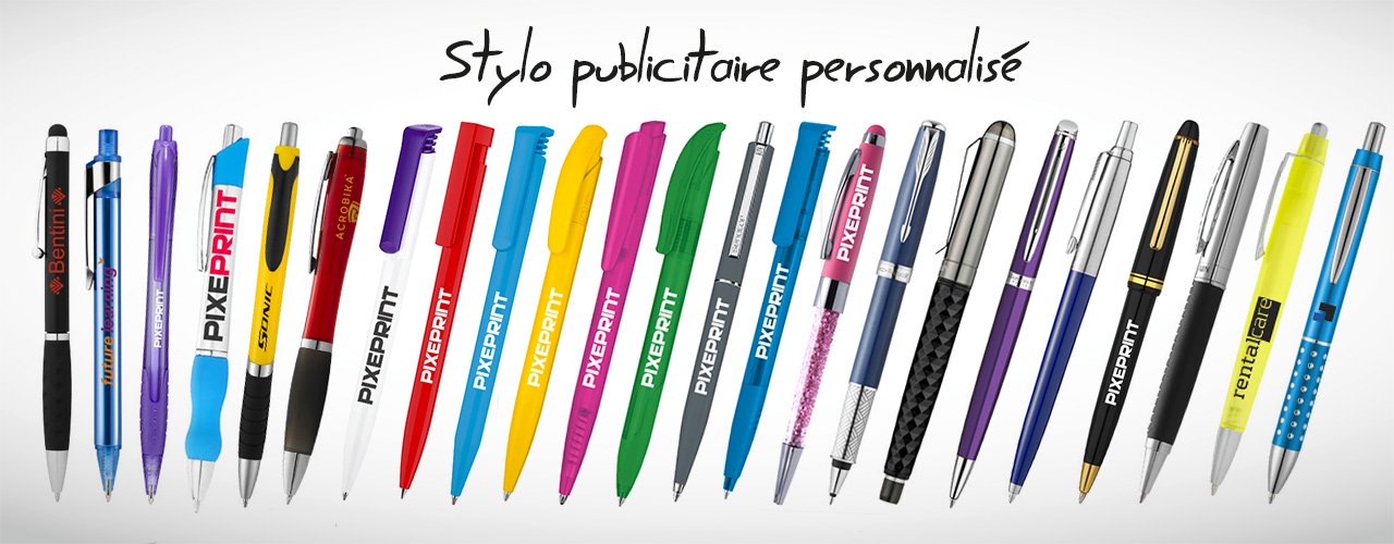 LE Stylo publicitaire personnalisé, l'objet pub de base !